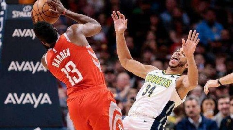 标题：姚明缺阵麦蒂低迷 火箭86-108惨败掘金