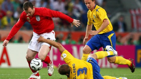 瑞典4-2英格兰：三狮防线崩盘